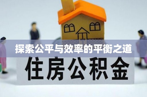 丰宁探索公平与效率的平衡之道
